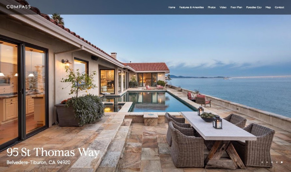 View of 95 Saint Thomas Way, former home of Robin Williams