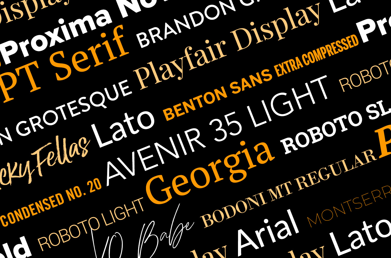 Fonts Graphic illustration using the word 'design' and the alphabet